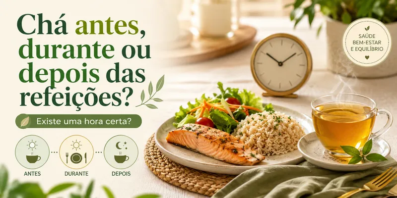banner Melhor horário para tomar chá